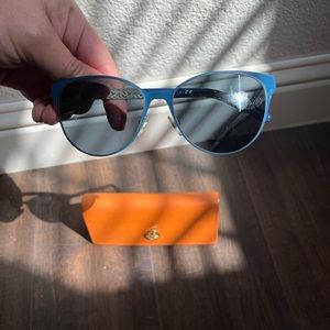 Blue Tory Burch Sunglasses